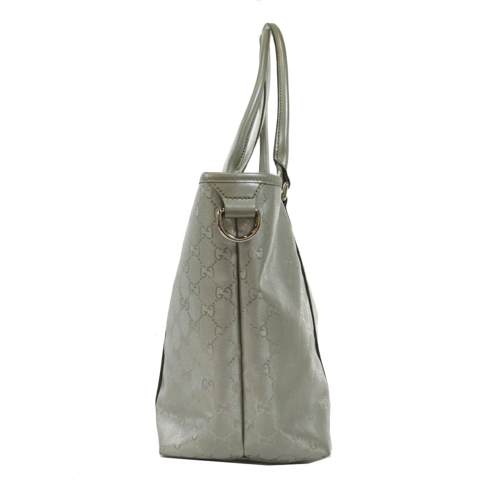Gucci silver bag Beige metallic Joy GG tote Imprime